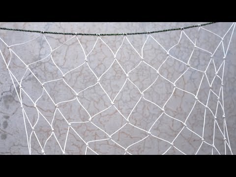 How to make a vegetable net for growing vegetables vertically - Urdu/Hindi