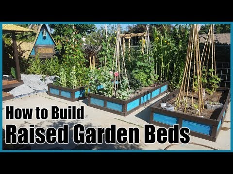 How to Build a Raised Garden Bed // Easy, beautiful and Huge!