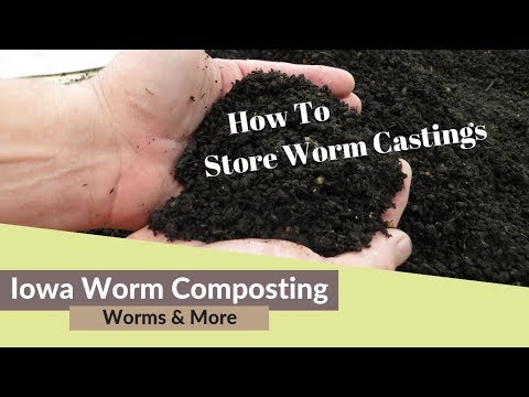 How To Store Worm Castings