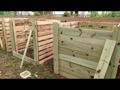 Building Garden Compost Bins & A Hot Composting Station: Basic Principles and Designs for Beginners