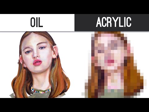 OIL VS ACRYLIC PAINTING: Which is better?!