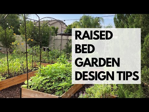 How to DESIGN RAISED BED Gardens for MAXIMUM PRODUCTION and BEAUTY