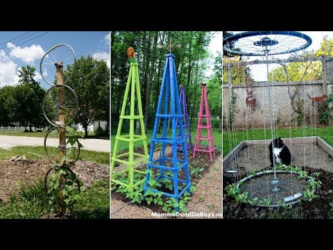 10 Vegetable Garden Trellis Ideas