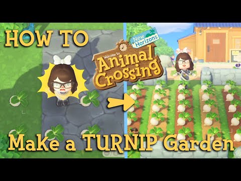 How to make a TURNIP Garden! - Animal Crossing New Horizons