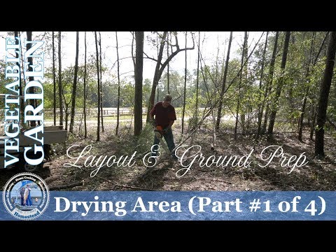 Vegetable Garden Drying Area (#1 of 4)  Layout and Ground Prep