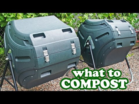 How To Compost Composting Tips - What To Add Tumbler Composter Bin Bins -DIY Make Mulch Soil Topsoil