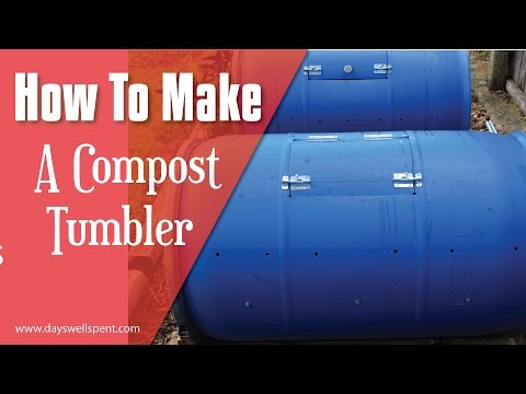 How To Make A Compost Tumbler