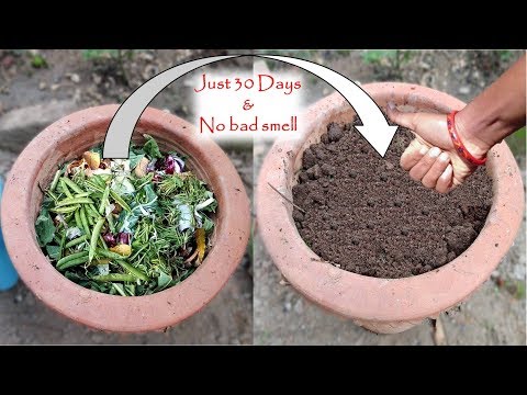 How to make COMPOST at home with kitchen & garden waste: ???????? ????? ?? ??