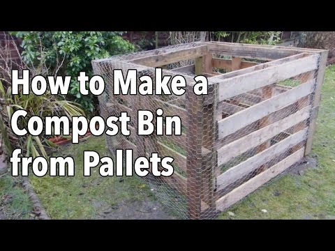 How to Make a Compost Bin from Pallets