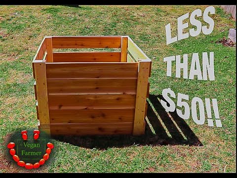 Simple Wooden Compost Bin