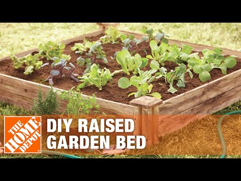 How to Build a Raised Garden Bed - DIY Raised Garden Beds | The Home Depot