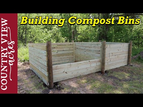 Building Compost Bins for Livestock Waste