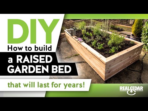 DIY - How to build a Raised Garden Bed - RealCedar.com