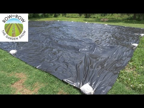 Using Silage Tarps to Make Beautiful Garden Soil!