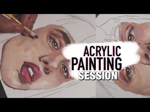 ACRYLIC PORTRAIT STUDY TUTORIAL ?